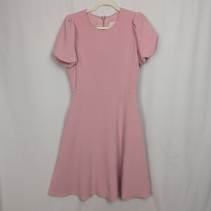 Gal Meets Glam Puff Sleeve Midi Dress